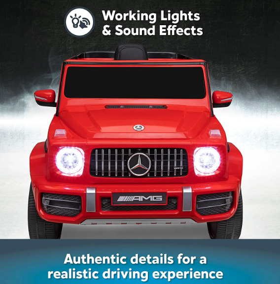 2024 Mercedes Benz G63 AMG 12V G Wagon Kids Ride On Car with Remote Control
