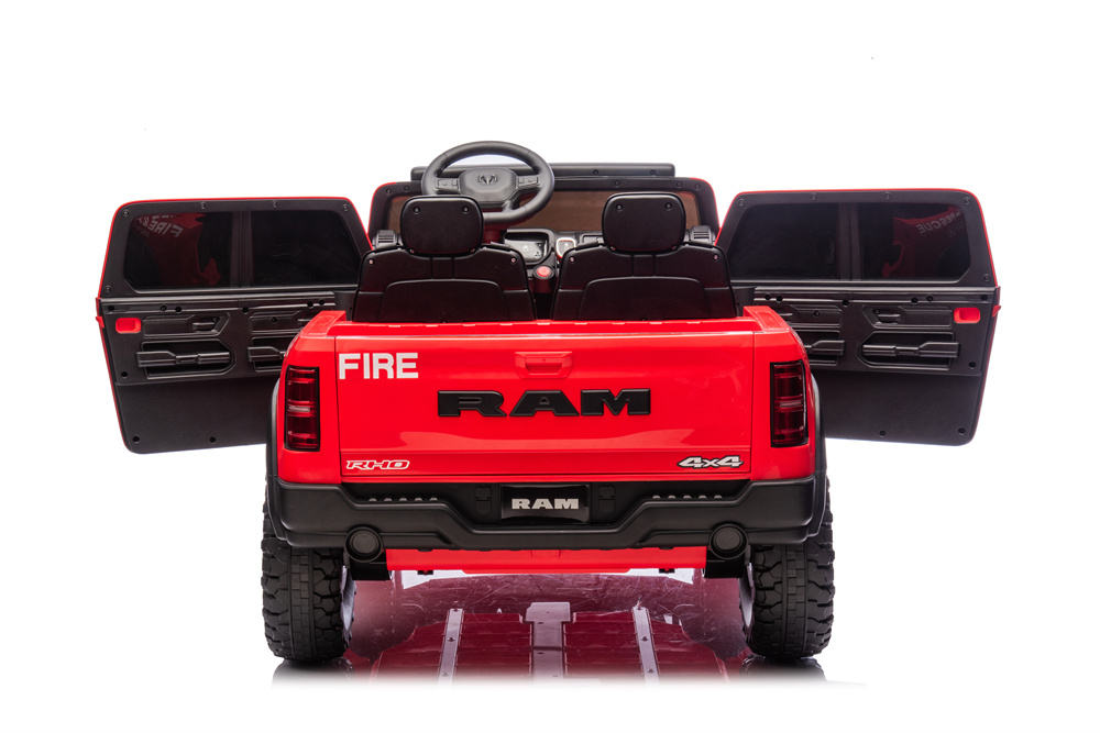 ZB619-F 2-seats High Window Licensed RAM Fire Rescue Super Truck Red