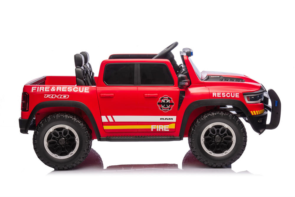 ZB619-F 2-seats High Window Licensed RAM Fire Rescue Super Truck Red
