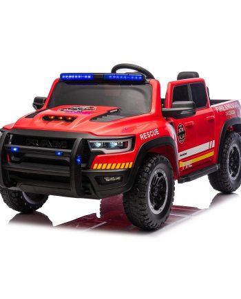 ZB619-F 2-seats High Window Licensed RAM Fire Rescue Super Truck Red