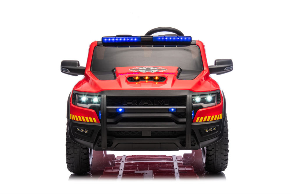 ZB619-F 2-seats High Window Licensed RAM Fire Rescue Super Truck Red