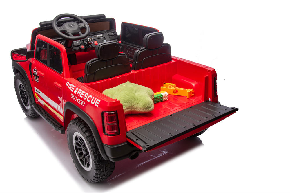 ZB619-F 2-seats High Window Licensed RAM Fire Rescue Super Truck Red