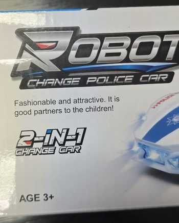 Robot Trans Change Police Car